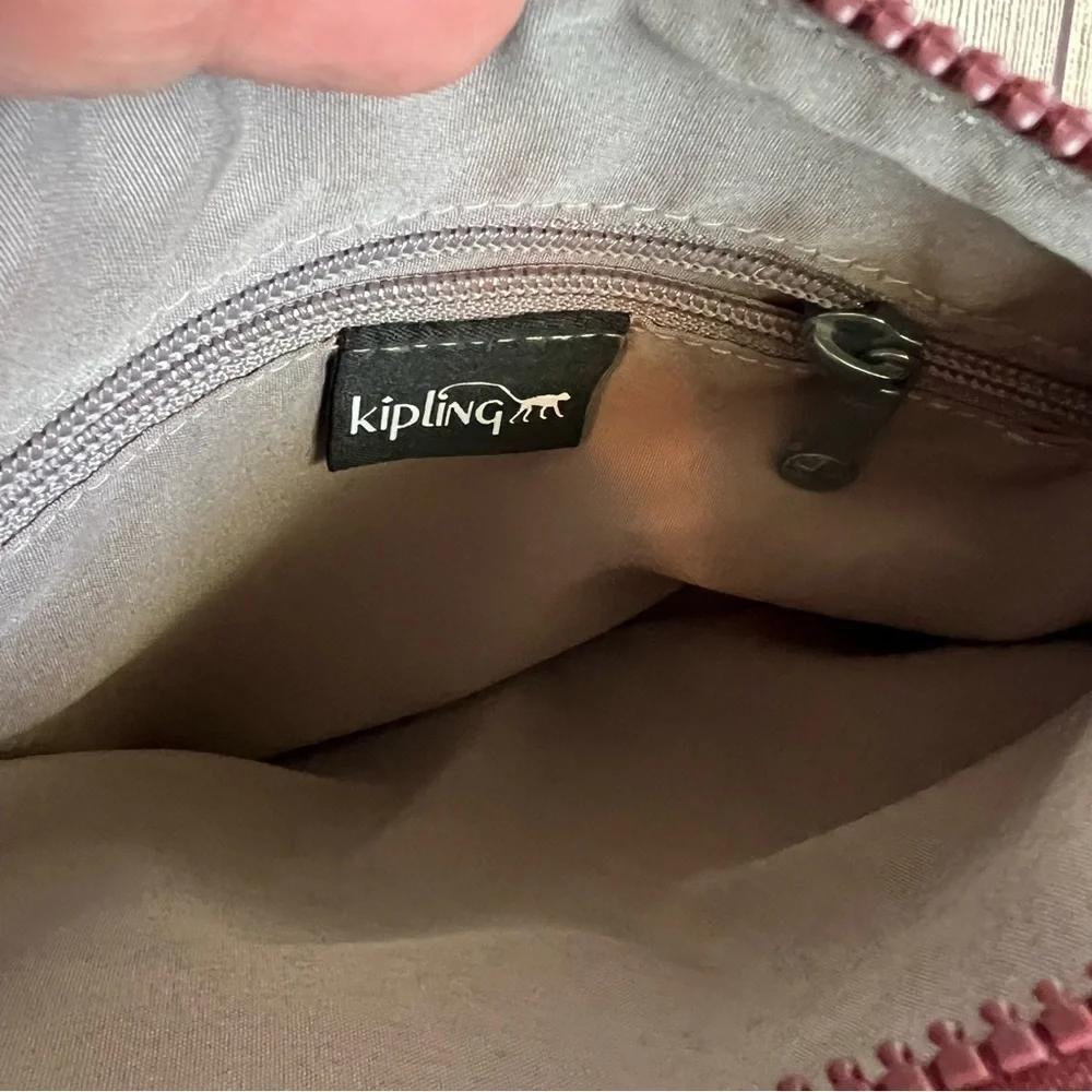 Kipling Burgandy Crossbody Bag Purse